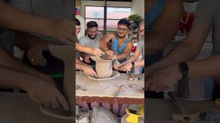 Destruction feels good 😀 pottery potteryfails soothing clay art indianpottery recycled [upl. by Macmillan]