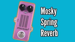 Best budget reverb around The Mosky Spring Reverb under £40 [upl. by Uokes]