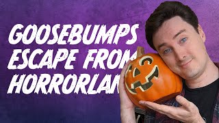 Goosebumps Escape From Horrorland 🎃 JEFF GOLDBLUM NO 🧛‍♂️  Hallowstream IV [upl. by Nosna]