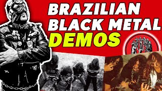 Brazilian Black Metal Demos on Vinyl  Visit to Eastern Front Record Store [upl. by Stanhope]