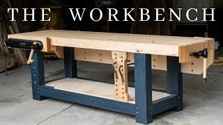 The PERFECT Woodworking Workbench  How To Build The Ultimate Hybrid Workholding Bench [upl. by Leda]