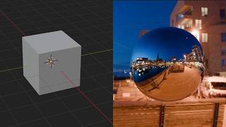 How to Add an HDRI Image to Your Blender Scene for Realistic Lighting and Reflections [upl. by Atirahc]