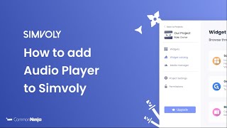 How to add an Audio Player to Simvoly [upl. by Robin]