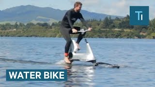 Bike Lets You Ride On Water With Ease [upl. by Blossom]