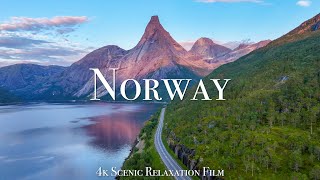 Norway 4K  Scenic Relaxation Film With Enchanting Music [upl. by Heady32]