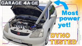 Intake pipe dyno testing  K24 honda Pt5 [upl. by Rebmyt629]