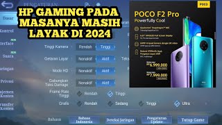 TEST MOBILE LEGEND DI POCO F2 FRO SAMBIL REKAM LAYAR DI 2024 AKHIR [upl. by Antony]