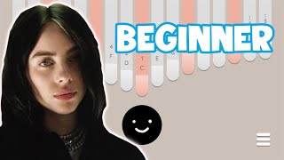 When The Partys Over  Billie Eilish  Kalimba Cute  Tutorial Keylimba Easy [upl. by Golter]