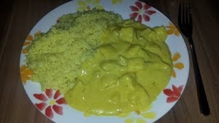 Currygeschnetzeltes mit frischer Ananas und Reis [upl. by Tra]