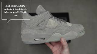 Jordan 4 kaws unboxing by Bombline [upl. by Enorej]