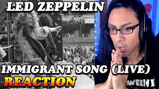 Led Zeppelin Immigrant Song Live 1972 Australia Reaction [upl. by Annatnas]