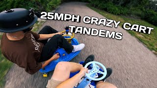 4 Person Crazy Cart Tandems Chaos  Tottoms 900w Race Kit [upl. by Reddy]