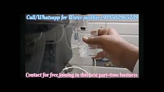 Vestige excellent sharp water purifier live demo in telugu Contact for free join 919502965239🤩💥✊🎉💥 [upl. by Odab]