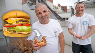 Wir grillen den STARBURGER mit Luigi [upl. by Akinom]