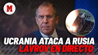 EN DIRECTO I Ucrania ataca a Rusia rueda de prensa de Lavrov en vivo audio castellano [upl. by Navinod]