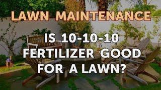 Is 101010 Fertilizer Good for a Lawn [upl. by Lubin180]