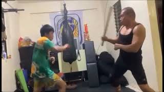 Lakas Katorse Authentic FMA MMA and Fitness  Arnis Layug stick grappling 4 [upl. by Tacye]