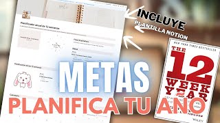 📅 Planifica tu año en 12 Semanas Plan Maestro de Aceleración de Objetivos [upl. by Etnomaj547]