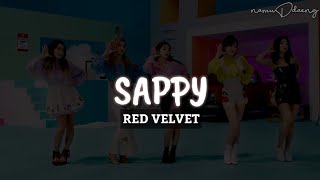 RED VELVET SAPPY Easy Lyrics [upl. by Nivrac]