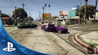 Grand Theft Auto V First Person Experience  PS4 [upl. by Brookner194]