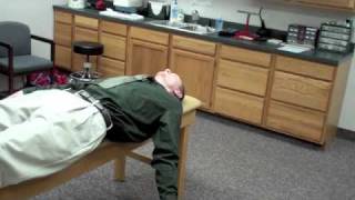 Bicep Stretching Lying Down Huntington Physical Therapy HPT 25703 [upl. by Nobe728]