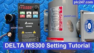 Tutorial DELTA MS300 VFD Setting [upl. by Gillian245]