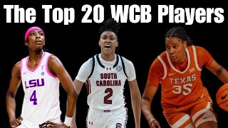 Ranking the BEST 10 to 20 Players in WCB [upl. by Vanderhoek]