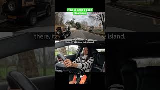 How to maintain a GOOD CLEARANCE drivingtest driving manual car clearance london [upl. by Kalikow]