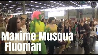 Maxime Musqua est FLUOMAN  Comic Con 2012 [upl. by Einnod]