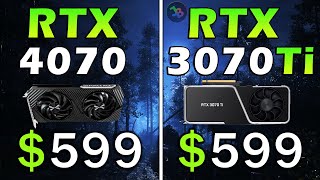 RTX 4070 vs RTX 3070 Ti  REAL Test in 14 Games  1440p  Rasterization RT DLSS Frame Generation [upl. by Spear336]