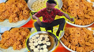 Jalebi Jilapi Recipe Bangladesh Street Food [upl. by Sinnoda515]