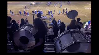 Vidalia high marching band “choppa style￼” ICD Ice cold drumline view [upl. by Coster]