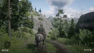 Red Dead Redemption 2 Ambience Setting out from Strawberry to Hunt for Big Game with Arthur [upl. by Idden]