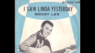 Dickey Lee  I Saw Linda Yesterday MonotoStereo  1962 [upl. by Hennessey]