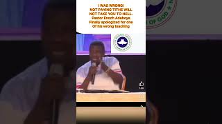 Pastor Enoch Adeboye Finally apologize for one Of his wrong teaching short shortfeed subscribe [upl. by Nonnarb]