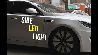 KIA  SIDE led DYNAMIC light RETROFIT 💡 [upl. by Annawad]