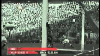 Videoteca Gol Milan 195758 [upl. by Annoyek]