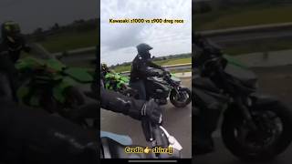 Kawasaki z1000 vs z900 Dreg rece 😲 shorts ytshorts youtubeshorts viralvideo vlog [upl. by Mylander]