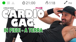 Cardio GAG Allenamento Per Gambe Addominali e Glutei Per Principianti [upl. by Tnayrb679]