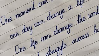 English Mein Handwriting Kaise Sudhare  Cursive Writing Likhne Ka Aasan Tarika [upl. by Annaeed616]