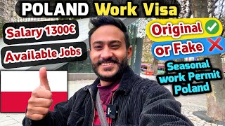 How to check Poland Work Permit Original or Fake  🇵🇱 Poland work permit 2024 cost INDIA amp PAKISTAN [upl. by Enayr]