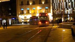 Tranvía de Zaragoza  Urbos 3 por Plaza de España [upl. by Troth]