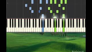 Linden Lea A Dorset Song Piano tutorial by Synthesia [upl. by Naor]