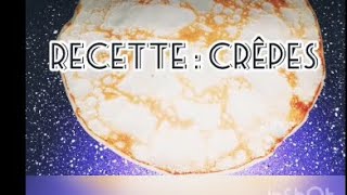 recette crêpe salée  ultra rapide et simple  3 min [upl. by Enitsyrhc]