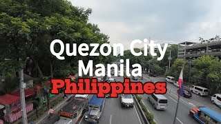 Walking Tour in Quezon City The Largest City in Manila Quezon City Metro Manila Philippines [upl. by Eelyak]