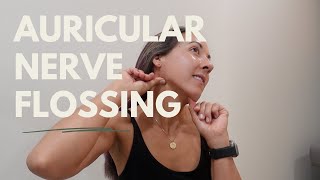 Digastric Muscle  Auricular Nerve Flossing TMJ [upl. by Kimberlee]