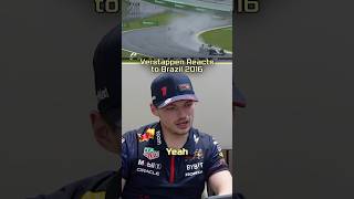 Max Verstappen Reacts to Brazil 2016 🇧🇷 [upl. by Grantley]