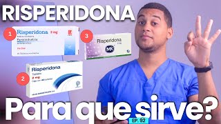 RISPERIDONA PARA QUE SIRVE  3 COSAS [upl. by Harias]