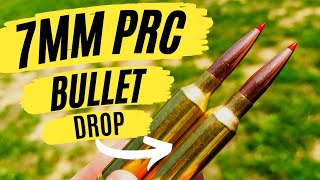 7MM PRC Bullet Drop AND Compared to Many Other Cartridges [upl. by Cordelia]