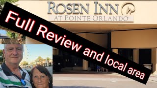 ROSEN INN POINTE ORLANDO  ROOM  BREAKFAST  LOCAL AREA AND REVIEW [upl. by Keriann]